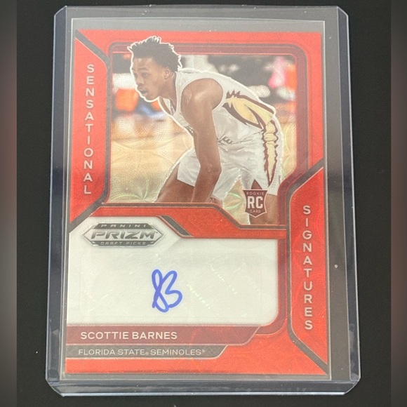 Panini Other - 2021-22 Panini Prizm Draft Picks - Sensational Signatures Scottie Barnes #SS-SBA